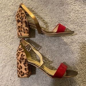 Chinese Laundry Leopard and Red Heels
